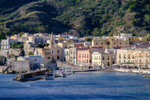 Der Stadtkern von Lipari