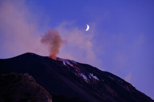 Eruption des Stromboli