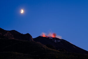 Eruption des Stromboli