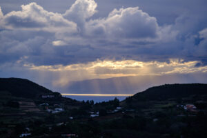 Vulcano mit Blick nach Sizilien