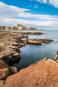 Tantallon Castle von Seacliff aus