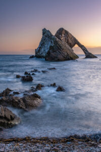 Bowfiddle Rock vor Sonnenaufgang